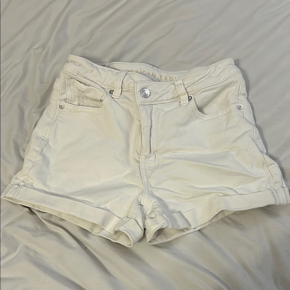 American Eagle Outfitters Women's White Jean Shorts
Size: 2